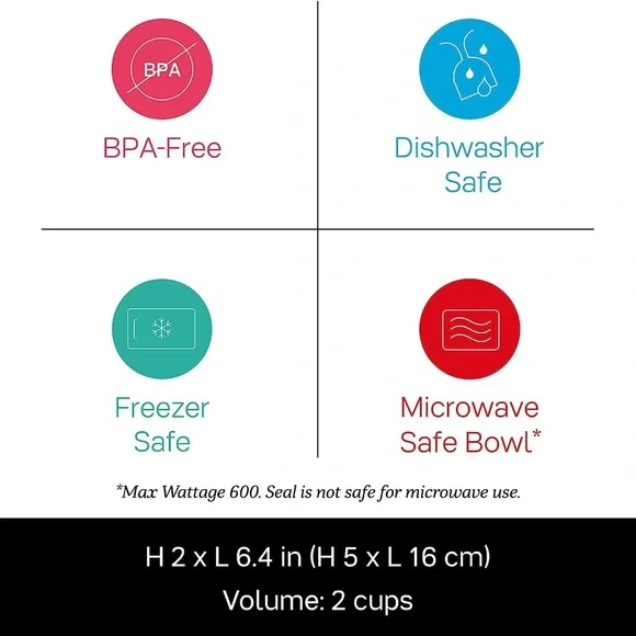 MICROWAVE REHEATABLE CEREAL BOWLS 🚨LAST ONE ON THIS COLOR🚨 - Picture 3 of 5